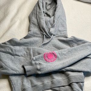 SoulCycle Breast Cancer Warrior Crop Hoodie